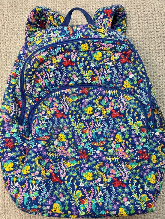 Disney Handbags - 🧜‍♀️ Disney x Vera Bradley Little Mermaid Campus Backpack from Disney World 2025